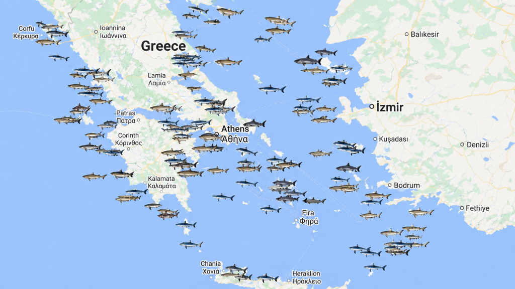 Τι συμβαίνει με τους καρχαρίες στην Ελλάδα: Κάθε πότε επιτίθενται και ποιες περιοχές προτιμούν Τι συμβαίνει με τους καρχαρίες στην Ελλάδα: Κάθε πότε επιτίθενται και ποιες περιοχές προτιμούν